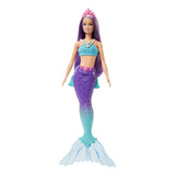 Barbie Muñeca Sirena Dreamtopia Pelo Morado