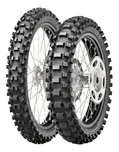 Juego Cubiertas 100 90 19 + 80 100 21 Dunlop Mx33 Avant