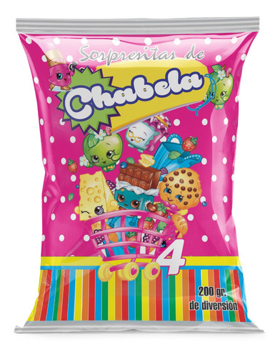 Bolsitas Chip Bag Personalizadas X80 + Poster Regalo