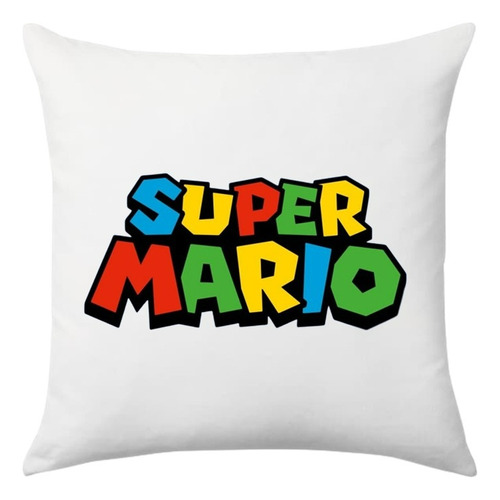 Funda Para Cojin Super Mario Bros Decorativo Almohada 45x45