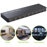 Linkfor 1x8 Hdmi Powered Splitter With Power Adapter 8 Ports