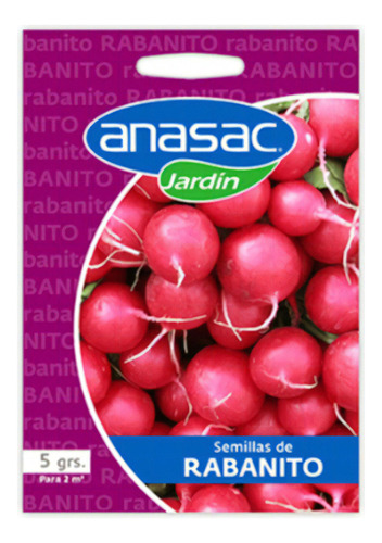 Semilla Rabanito (5 Gr) Anasac