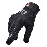 Guantes Moto Ciclista Térmicos Táctiles Protección Nudillos