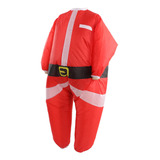 Traje Navideño Inflable De Papá Noel Vivid Colors, Funciona