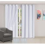 Cortina Blecaute Luz Voil Blackout 2,80 X 2,30 Quarto Menina