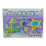 Magnetic World. Juguete Didáctico De Imánes 110pcs