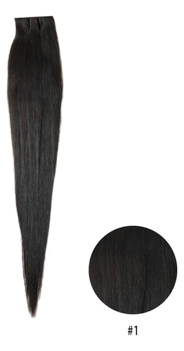 Extensiones Cortina De Cabello N1 Negro 65cm 100% Natural