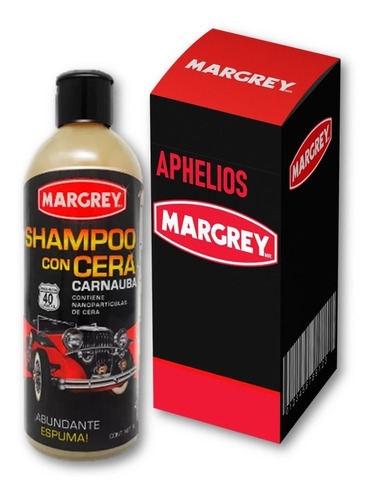 Shampoo Con Cera Liquido Carnauba Automotriz Margrey De 1 L