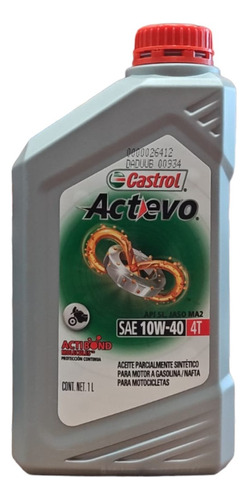Aceite Gp Castrol Actevo 4t 10w40 - Semi Sintetico