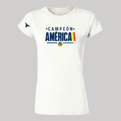 Jersey Playera Fútbol América Mujer Campeón Nueva Bl