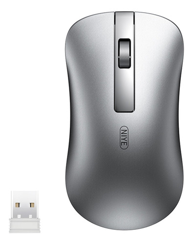 Mouse Inalámbrico Ratón Silencioso Ultra-thin 2.4g Usb Negro