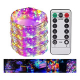 Luces Garland Decorativas Tira Led 10m 100 Led Con Control Color De La Luz Rgb