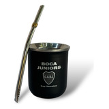 Mate Termico De Boca Juniors Bombilla De Regalo