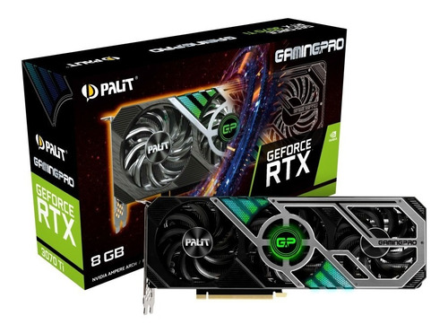 Placa De Video Nvidia Palit Rtx 3070 Ti Gamingpro 8gb Cts