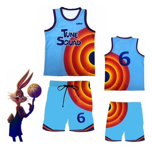 Traje De Cosplay De Space Jam Jersey Para Niños James #6 Tun 2023