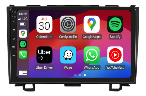 Stereo Gps Android Pantalla Camara Honda Crv 07-11 4+64