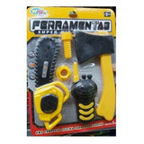 Super Kit Ferramenta Infantil C/5 Peças Criança Brinquedo