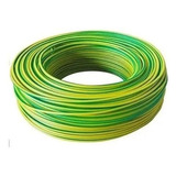 Cable Unipolar 2.5 Mm² Imsa Verde/amarillo Rollo X 30 Mts