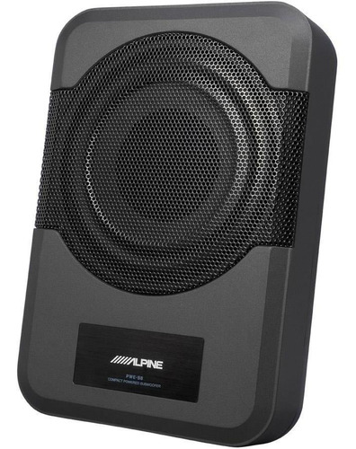 Subwoofer Slim Potenciado Alpine Pwe S8 Extra Chato 8 Hilux