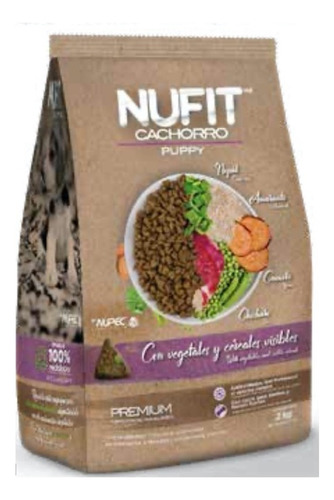 Alimento Croquetas Para Perro Cachorro Nufit By Nupec 4 Kg 