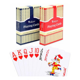 Naipes De Poker Teskyer  De Juego Con Impresión Grande,  Npk