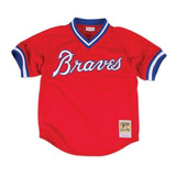 Jersey Mitchell & Ness Mlb Beisbol Bravos De Atlanta Braves