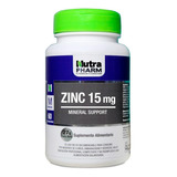 Zinc 15 Mg Nutrapharm 60 Comprimidos