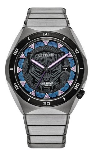 Reloj Citizen Marvel Black Panther Super Titanium Aw1668-50w