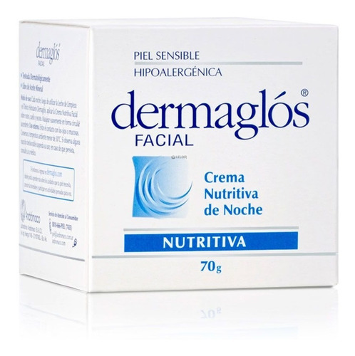 Dermaglos Facial Crema Nutritiva De Noche X 70 Grs