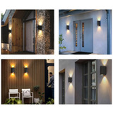 Lampara Led Moderna Pared Techo Exterior Focos No Incluidos