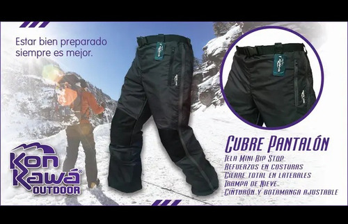 Cubre Pantalón Kon Kawá Para Trekking/moto 