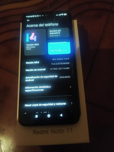 Xiaomi Redmi Note 11 Star Blue, 4 Gb De Ram, 128 Gb Poco Uso