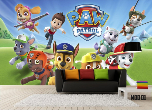 Vinilos Decorativos Pared Infantiles Paw Patrol