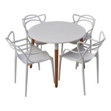 Combo Comedor Eames Mesa Y 4 Sillas Master 