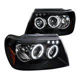 Jeep Grand Cherokee 1999 2004 Faros Ojo Angel Led 2000 2003