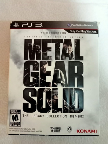 Metal Gear Legacy Collection Ps3 Incluye Libro De Arte De 10