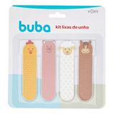Kit Lixa De Unha Animais Infantil 4 Unidades - Buba