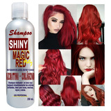 12 Shampoo Matizador Cabellos Rojos Shiny Magic Red