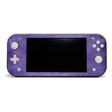 Skin Compatible Con Nintendo Switch Lite - Aerógrafo Púrpura