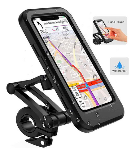 Soporte De Celular Impermeable Para Moto Y Bicicleta 360º