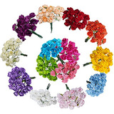 360 Piezas De Rosas De Papel Artificial, Mini Flores De...