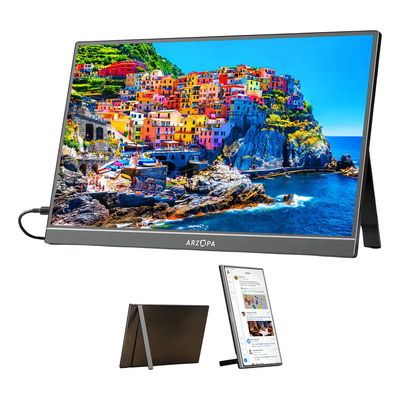 Monitor gamer Arzopa A1 de 15 pulgadas Full HD con 60 Hertz y 127 V | Meses sin interés