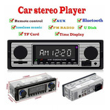 12 V 1 Din Bluetooth Vintage Radio De Coche Reproductor Mp3