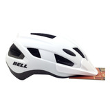 Casco Bicicleta Mtb Bell Strat Ciclismo In Mold Ergo Fit Color Blanco Mate Talle Talle S/m 53-58cm