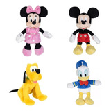 Simba Toys Disney Mickey Y Sus Amigos, Juego De 4 Peluches