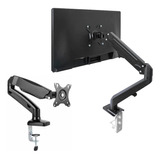 Soporte Ergonomico A Gas Para Monitor De Escritorio 17 A 32°