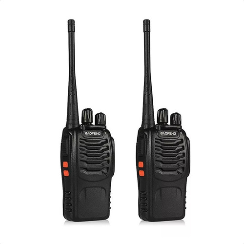 Kit X 2 Handy Baofeng Manos Libres Walkie Talkie Par Vox 