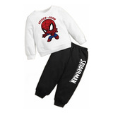 Sudadera De Niño Incluye 2pz Sudadera Y Pans Mod Spiderman3