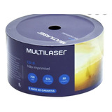 Disco Virgem Cd-r Multilaser De 52x Por 100 Unidades