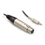 Cable Xlr H A Miniplug De 45cm Con Transformador Impedancia 